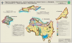 Карта современного использования территории х.Захаров, х.Елинский, ст.Лесогорская, с.Осиновское